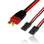 Adapter lead Deans/2xJR wire 0.5mm², length 8cm