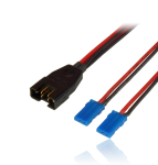 Adapter lead MPX/2xJR wire 0.5mm², length 8cm